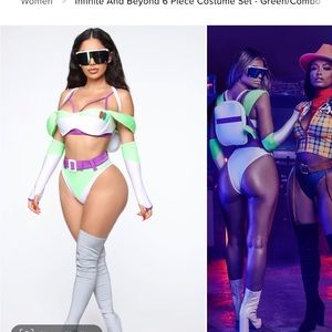 Fashion Nova buzz light star costume never worn